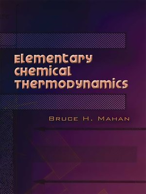 cover image of Elementary Chemical Thermodynamics